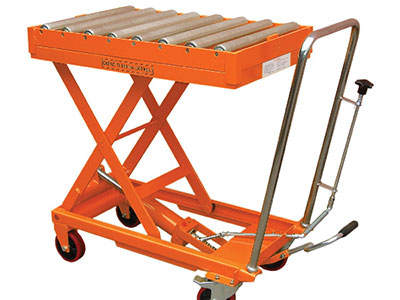 液壓手推平臺車(帶滾輪) 液壓手推平臺車(帶滾輪)